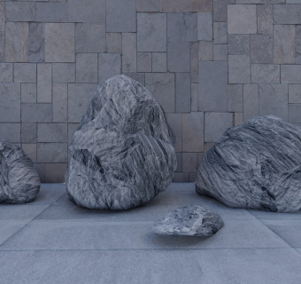 现现代景观石，石头